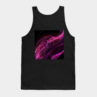 Cool vs hot - Abstract pink flames. Tank Top